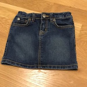 Blue jean skirt